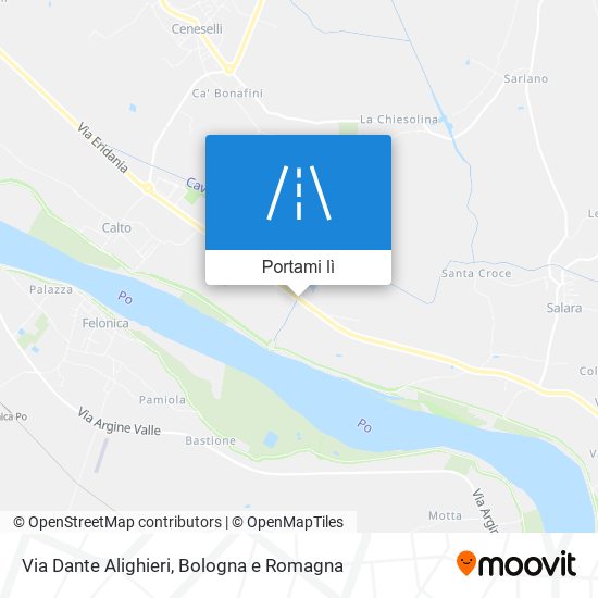 Mappa Via Dante Alighieri