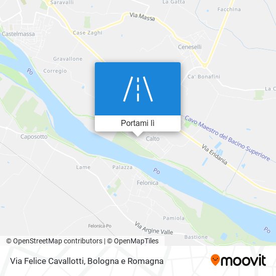 Mappa Via Felice Cavallotti