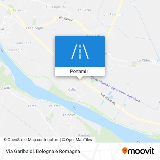 Mappa Via Garibaldi