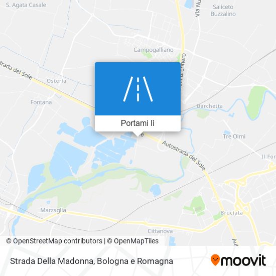 Mappa Strada Della Madonna
