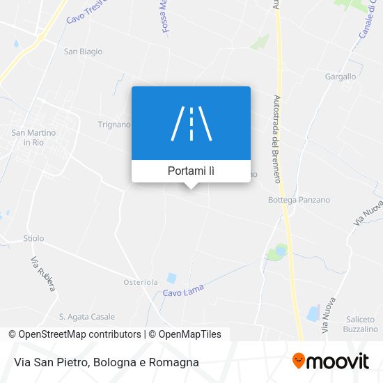 Mappa Via San Pietro