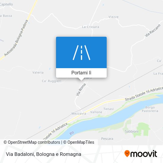 Mappa Via Badaloni