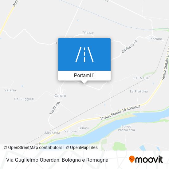 Mappa Via Guglielmo Oberdan