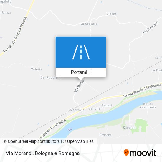 Mappa Via Morandi