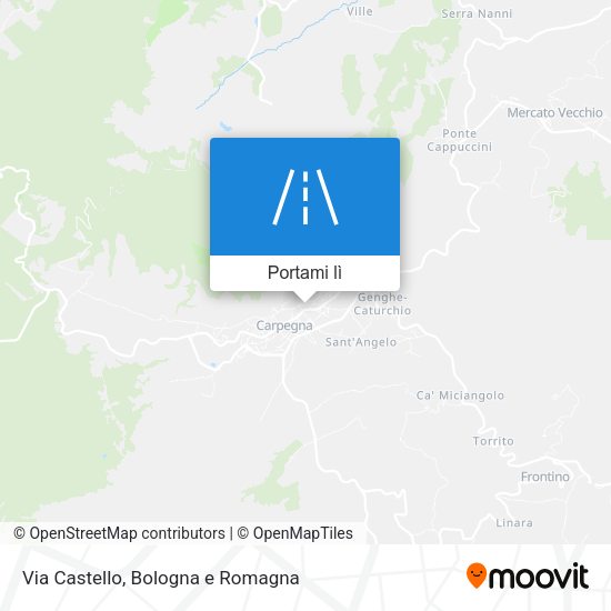 Mappa Via Castello