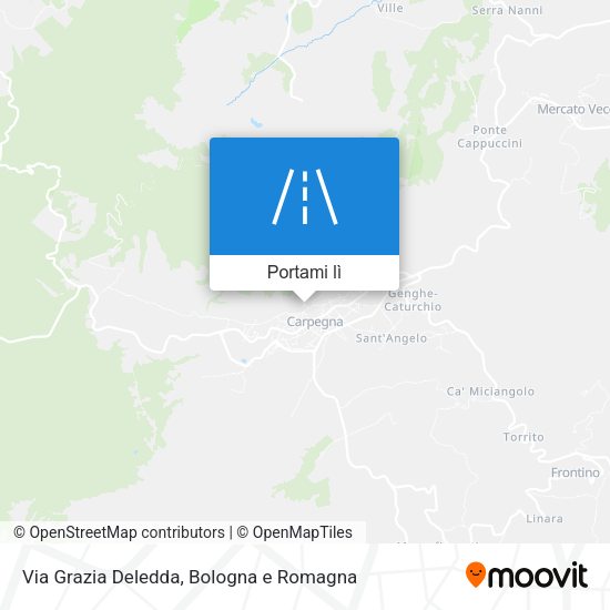 Mappa Via Grazia Deledda