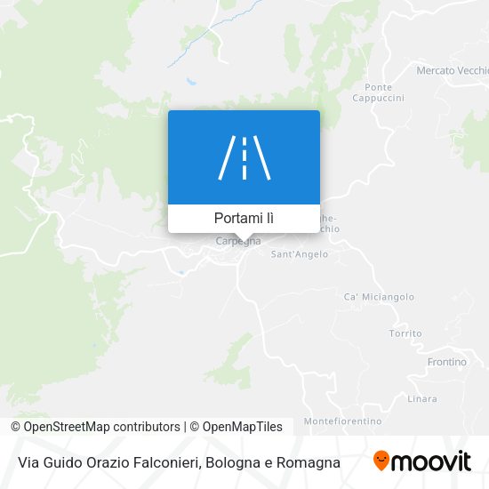 Mappa Via Guido Orazio Falconieri