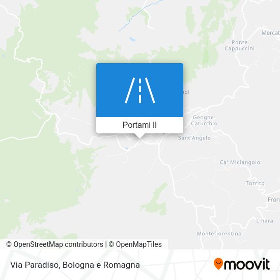 Mappa Via Paradiso