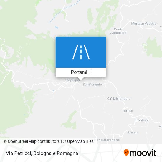 Mappa Via Petricci
