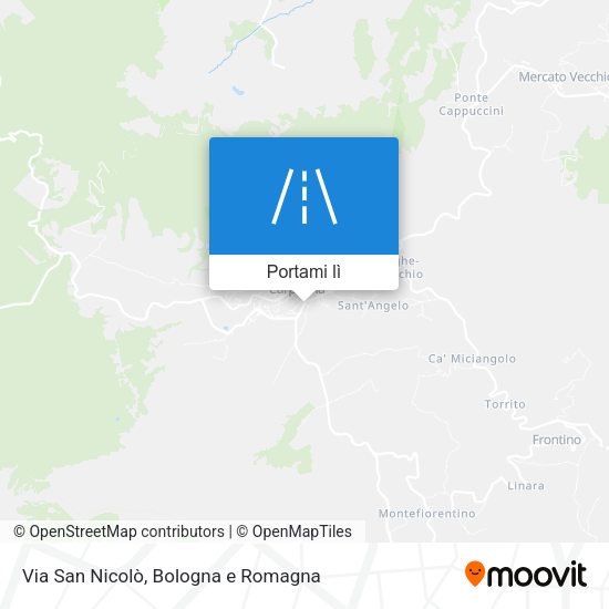 Mappa Via San Nicolò
