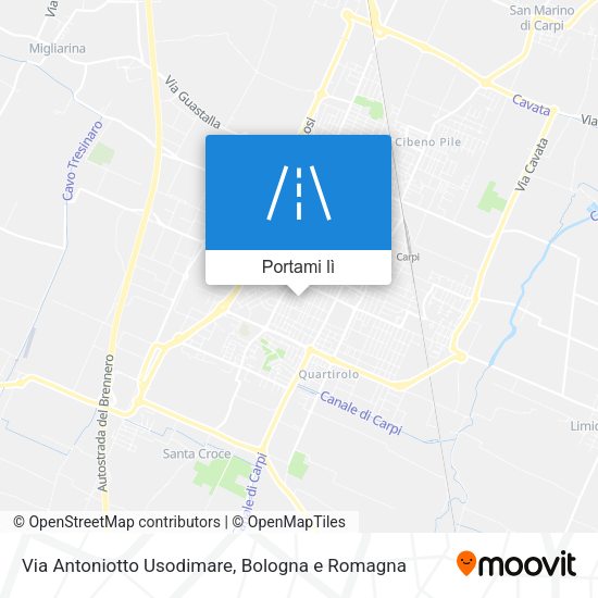 Mappa Via Antoniotto Usodimare
