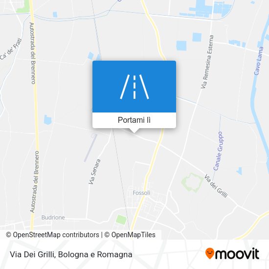 Mappa Via Dei Grilli