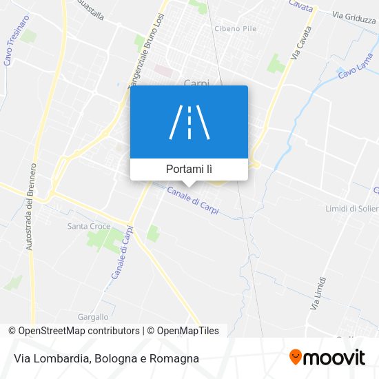 Mappa Via Lombardia