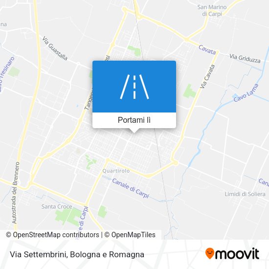 Mappa Via Settembrini