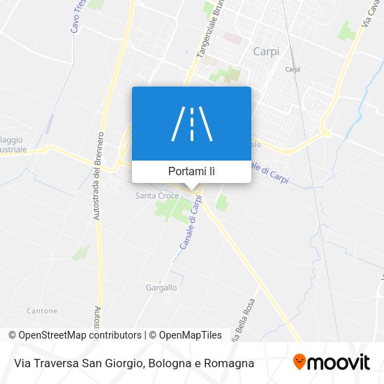 Mappa Via Traversa San Giorgio