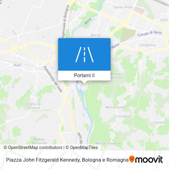 Mappa Piazza John Fitzgerald Kennedy
