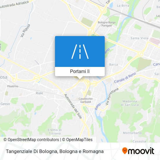 Mappa Tangenziale Di Bologna