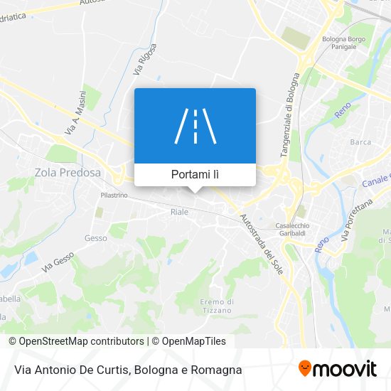 Mappa Via Antonio De Curtis