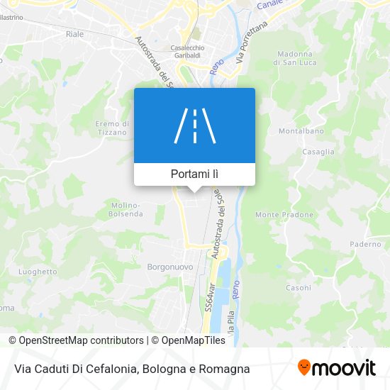 Mappa Via Caduti Di Cefalonia