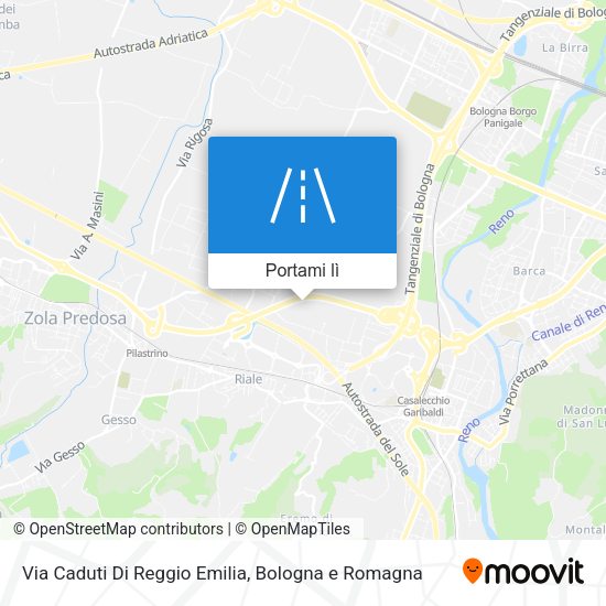 Mappa Via Caduti Di Reggio Emilia