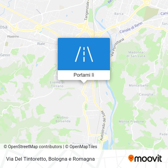Mappa Via Del Tintoretto