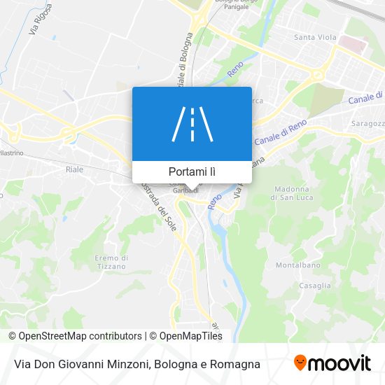 Mappa Via Don Giovanni Minzoni