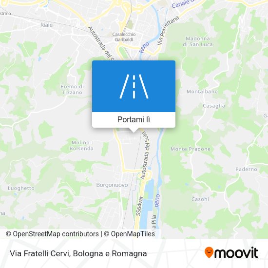 Mappa Via Fratelli Cervi