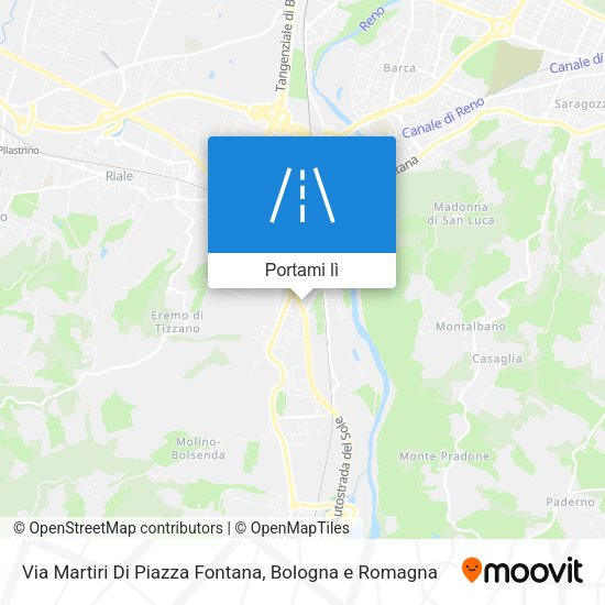 Mappa Via Martiri Di Piazza Fontana