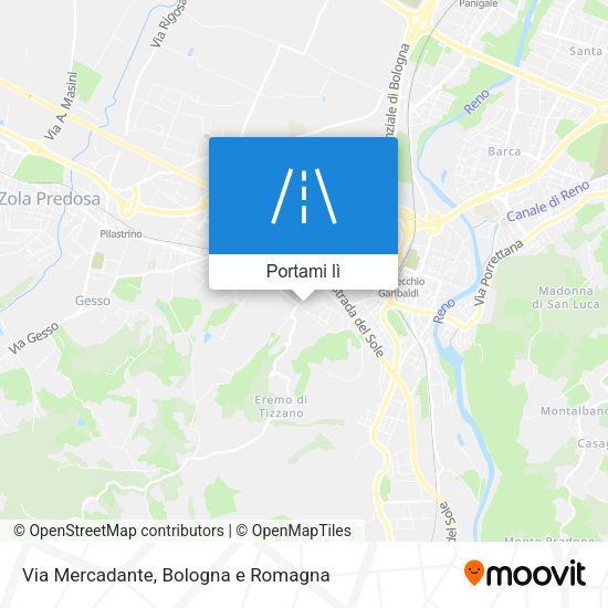Mappa Via Mercadante