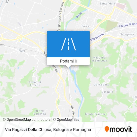 Mappa Via Ragazzi Della Chiusa