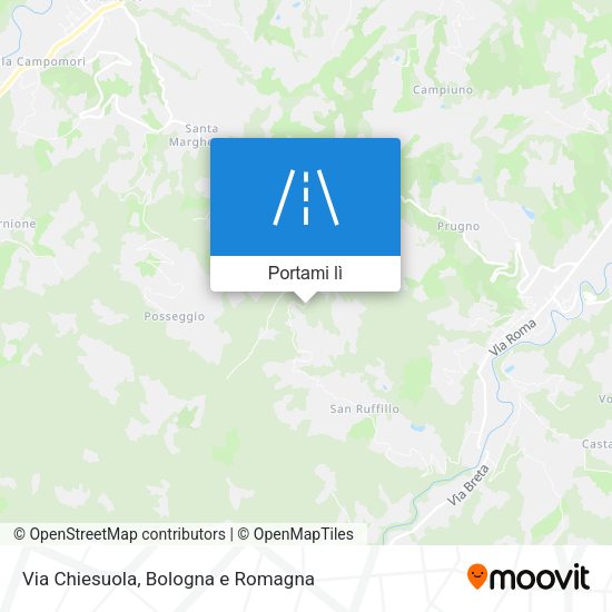 Mappa Via Chiesuola