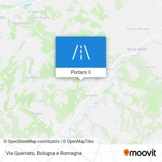 Mappa Via Querceto
