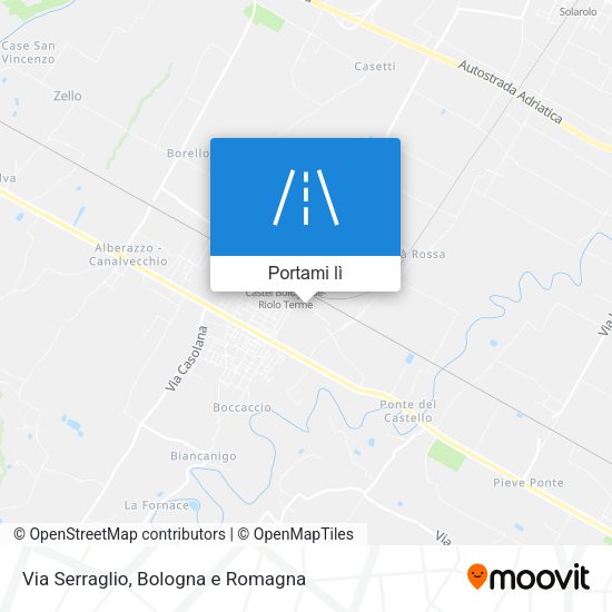 Mappa Via Serraglio