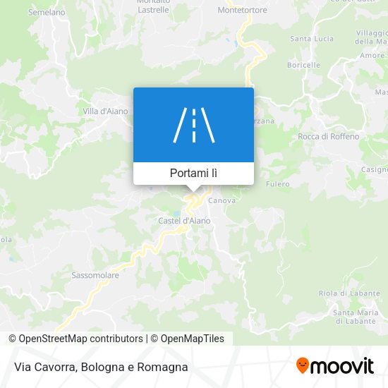 Mappa Via Cavorra