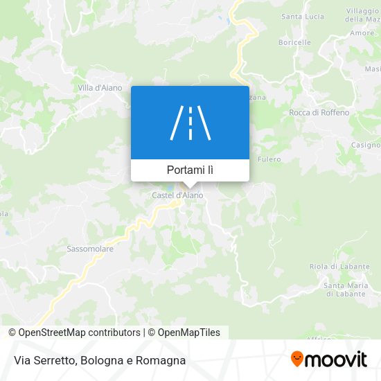 Mappa Via Serretto