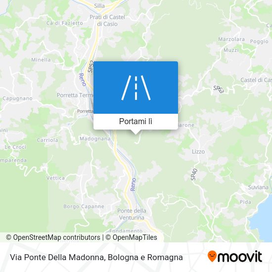 Mappa Via Ponte Della Madonna