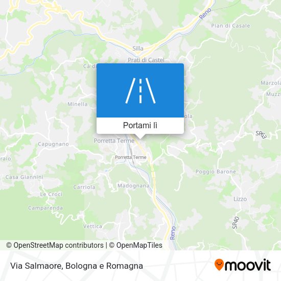 Mappa Via Salmaore