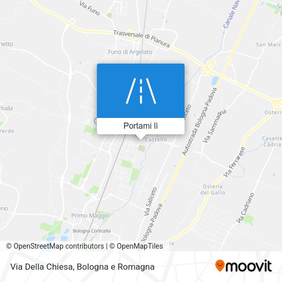 Mappa Via Della Chiesa
