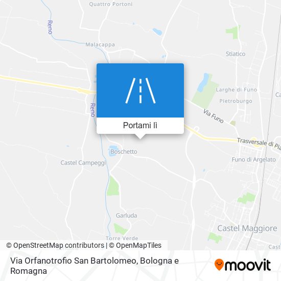 Mappa Via Orfanotrofio San Bartolomeo
