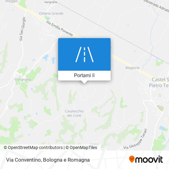 Mappa Via Conventino