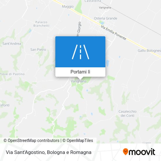 Mappa Via Sant'Agostino