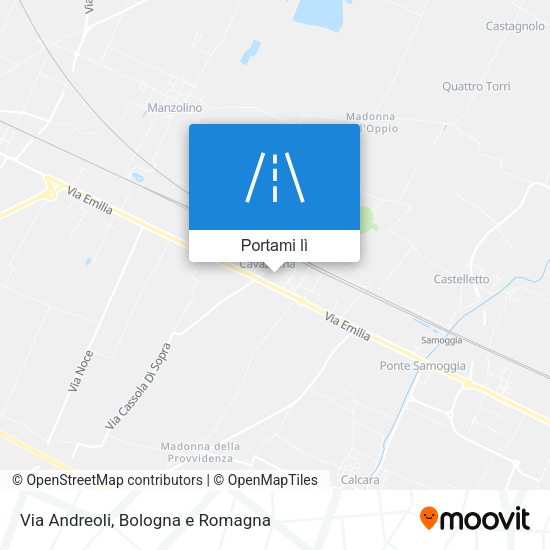 Mappa Via Andreoli