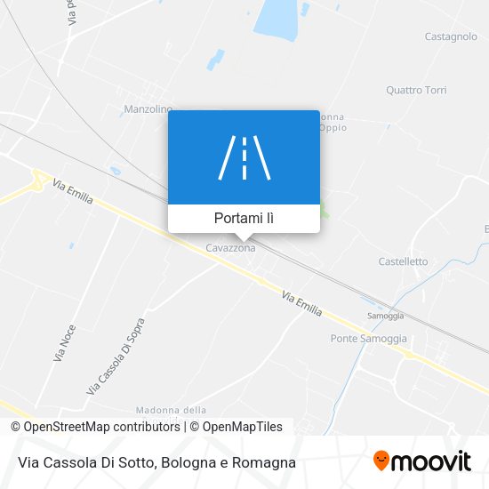 Mappa Via Cassola Di Sotto