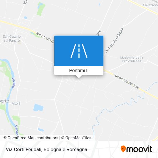 Mappa Via Corti Feudali