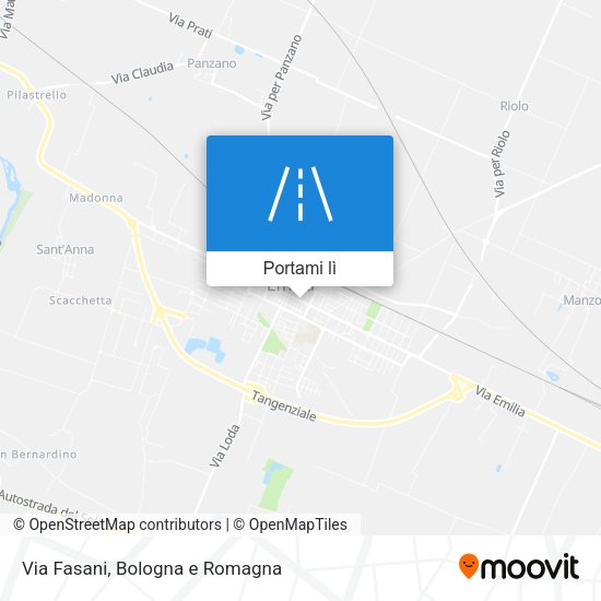 Mappa Via Fasani