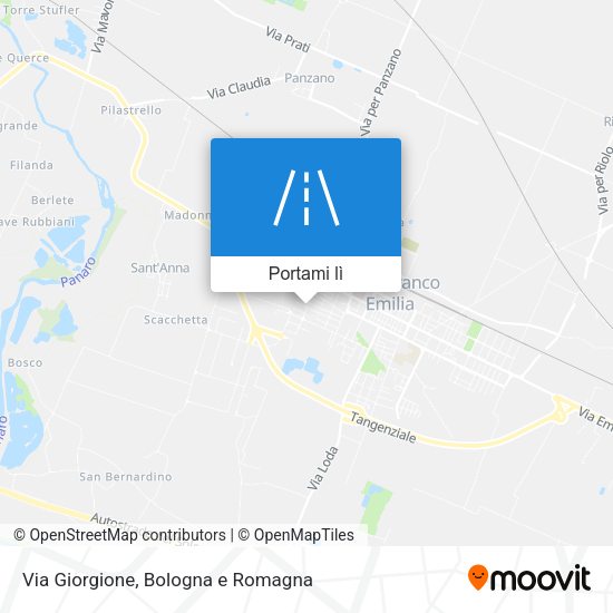 Mappa Via Giorgione