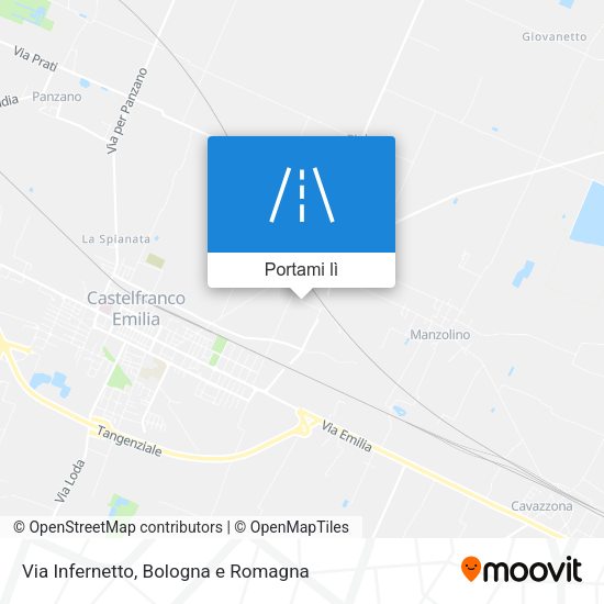 Mappa Via Infernetto