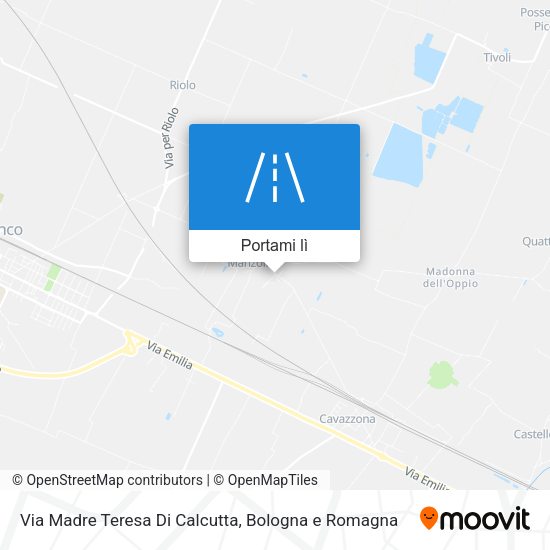 Mappa Via Madre Teresa Di Calcutta