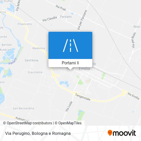 Mappa Via Perugino