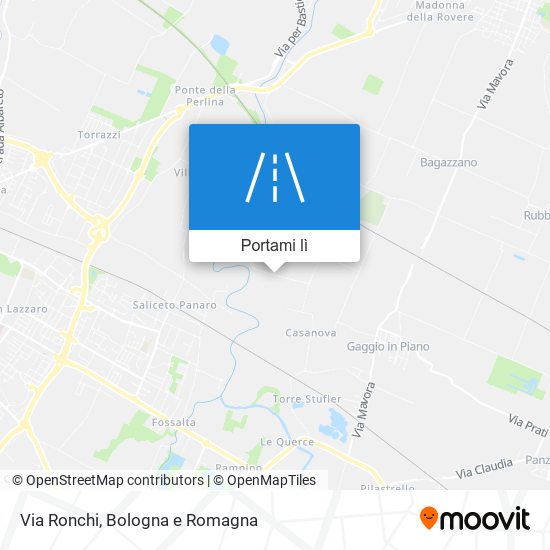 Mappa Via Ronchi